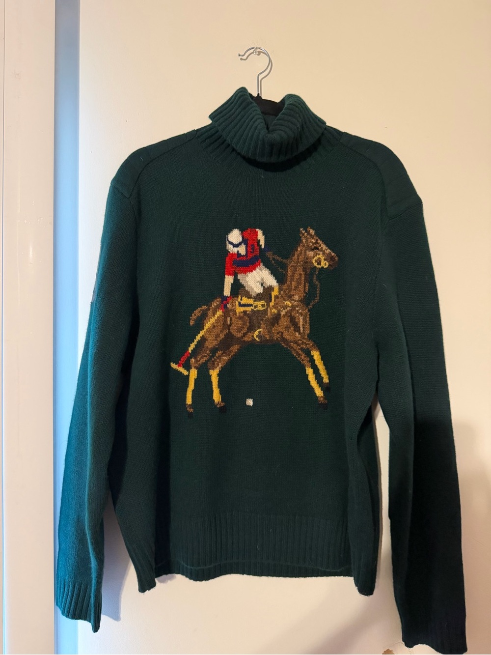 VTG Polo Ralph Lauren 2008 Equestrian Wool Turtleneck Sweater